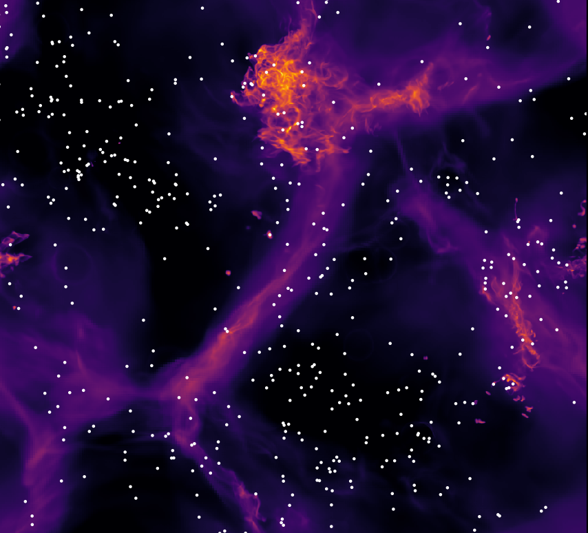 Gravity driven mass inflow